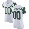 Custom NY.Jets White Vapor Untouchable Elite Jersey