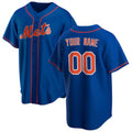 Custom New York Mets Royal Alternate Replica Pick-A-Player Baseball Jersey HELVY