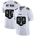 Custom O.Raiders White Team Big Logo Vapor Untouchable Limited Jersey
