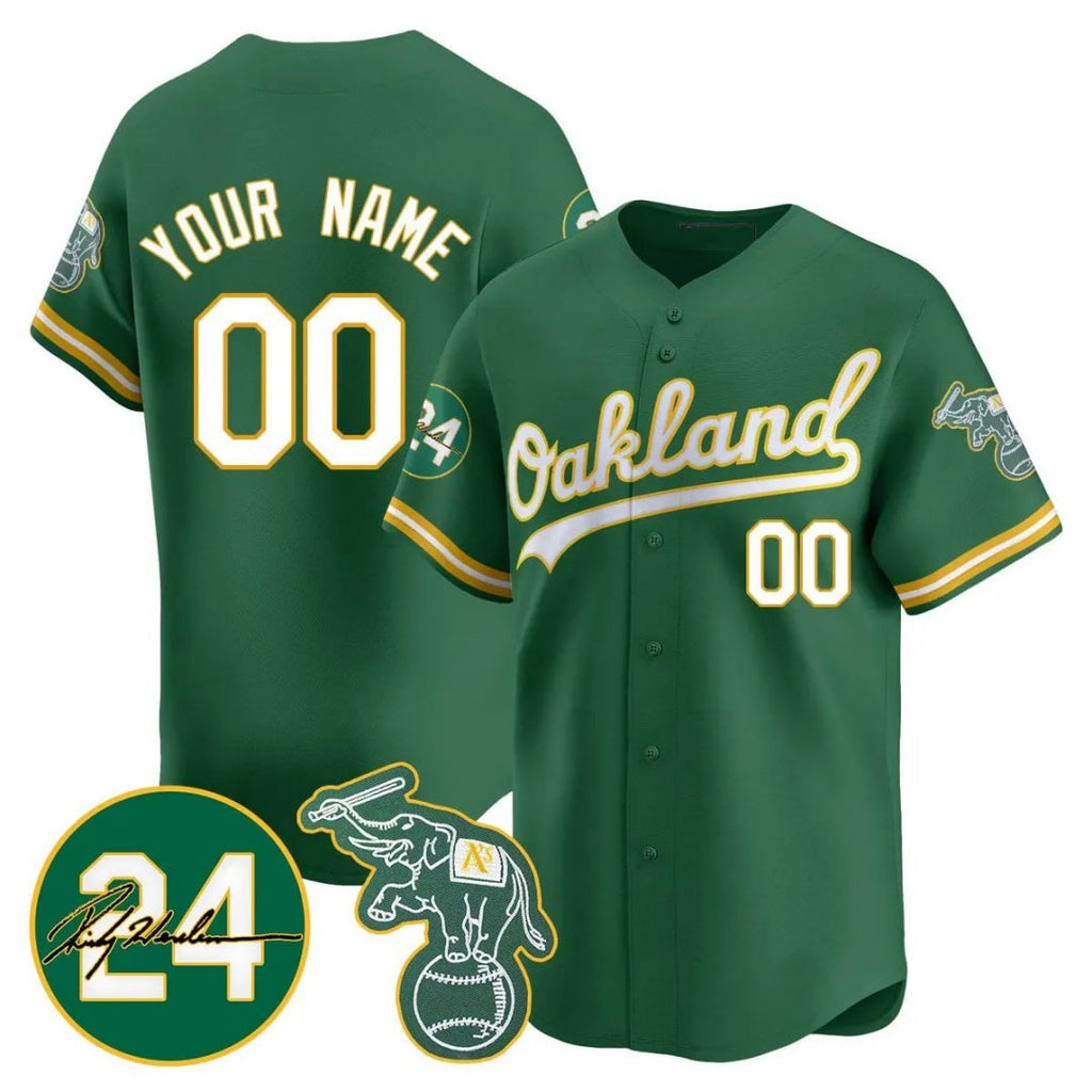 Custom Oakland Athletics Green Jersey - Personalized Baseball Jersey