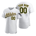 Custom Oakland Athletics White 2020 Stitched Flex Baseball Jersey