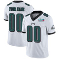 Custom P.Eagles ACTIVE PLAYER White LVII Patch Vapor Untouchable Limited Stitched Jersey