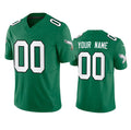 Custom P.Eagles Active Player Green 2023 F.U.S.E. Vapor Untouchable Stitched Jersey