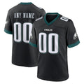 Custom P.Eagles Black Alternate Game Jersey