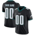 Custom P.Eagles Black Alternate Stitched Vapor Untouchable Limited Jersey