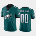 Custom P.Eagles Green Team Big Logo Vapor Untouchable Limited Jersey