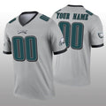 Custom P.Eagles Silver Inverted Legend Jersey