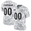 Custom P.Steelers Active Player 2024 F.U.S.E Arctic Camo Salute To Service Limited Stitched Jersey
