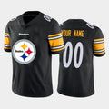 Custom P.Steelers Black Team Big Logo Vapor Untouchable Limited Jersey