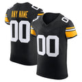 Custom P.Steelers Black Vapor F.U.S.E. Elite Jersey 2
