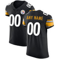 Custom P.Steelers Black Vapor Untouchable Elite Jersey