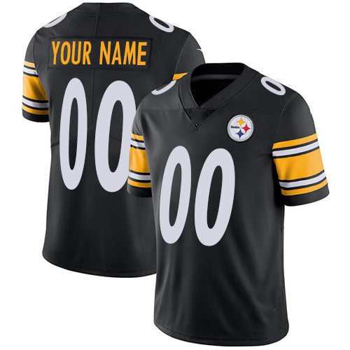 Custom P.Steelers Black Vapor Untouchable Player Limited Jersey