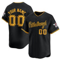 Custom Pittsburgh Pirates Active Player Black Alternate Limited Baseball Stitched Baseball Jersey