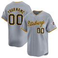 Custom Pittsburgh Pirates Active Player Gray Away Limited Baseball Stitched Baseball Jersey