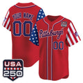 Custom Pittsburgh Pirates America 250 Edition Vapor Premier Limited Red Stitched Baseball Jersey