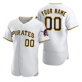 Custom Pittsburgh Pirates White 2020 Stitched Flex Baseball Jersey