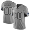 Custom S.Seahawks 2019 Gray Gridiron Gray Vapor Untouchable Limited Jersey