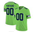 Custom S.Seahawks Active Player 2023 F.U.S.E. Green Limited Stitched Jersey
