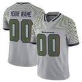 Custom S.Seahawks Active Player Gray 2025 F.U.S.E. “Rivalries” Vapor Untouchable Limited Stitched Jersey
