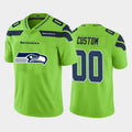 Custom S.Seahawks Green Team Big Logo Vapor Untouchable Limited Jersey