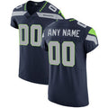 Custom S.Seahawks Navy Vapor Untouchable Elite Jersey