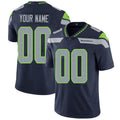 Custom S.Sehawks Navy Vapor Untouchable Player Limited Jersey