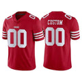 Custom SF.49ers 2022 New Scarlet Vapor Untouchable Stitched Football Jersey