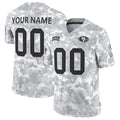 Custom SF.49ers Active Player 2024 F.U.S.E Arctic Camo Salute To Service Limited Stitched Jersey