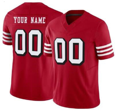 Custom SF.49ers Scarlet 2023 F.U.S.E. Vapor Untouchable Alternate Limited Stitched Jersey