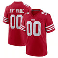 Custom SF.49ers Scarlet Jersey