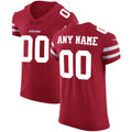 Custom SF.49ers Scarlet Vapor Untouchable Elite Jersey