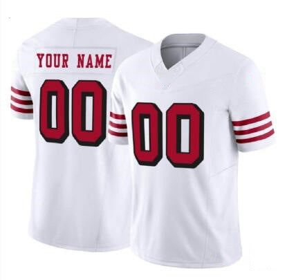 Custom SF.49ers White 2023 F.U.S.E. Vapor Untouchable Alternate Limited Stitched Jersey