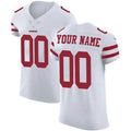 Custom SF.49ers White Vapor Untouchable Elite Jersey