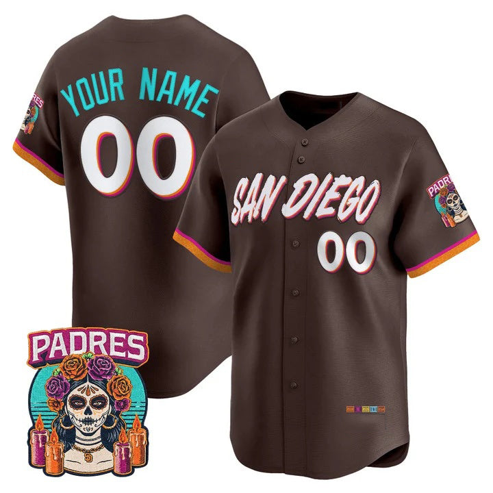 Custom San Diego Padres Brown 2026 City Connect Vapor Premier Limited Jersey - All Stitched