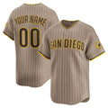 Custom San Diego Padres Sand Alternate Limited Baseball Jersey