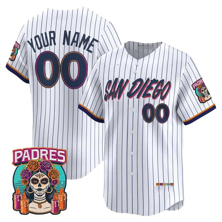 Custom San Diego Padres White 2026 City Connect Vapor Premier Limited Jersey - All Stitched