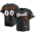 Custom San Francisco Giants Black 2025 City Connect Limited Baseball Jersey