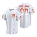 Custom San Francisco Giants White 2021 City Connect Cool Baseball Jersey