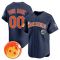 Custom Seattle Mariners x Dragon Ball Navy Vapor Premier Limited Jersey - All Stitched Baseball Jersey
