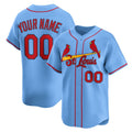 Custom St. Louis Cardinals Light Blue Alternate Limited Baseball Jersey