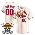 Custom St. Louis Cardinals x One Piece Cream Vapor Premier Limited Jersey - Stitched Baseball Jersey