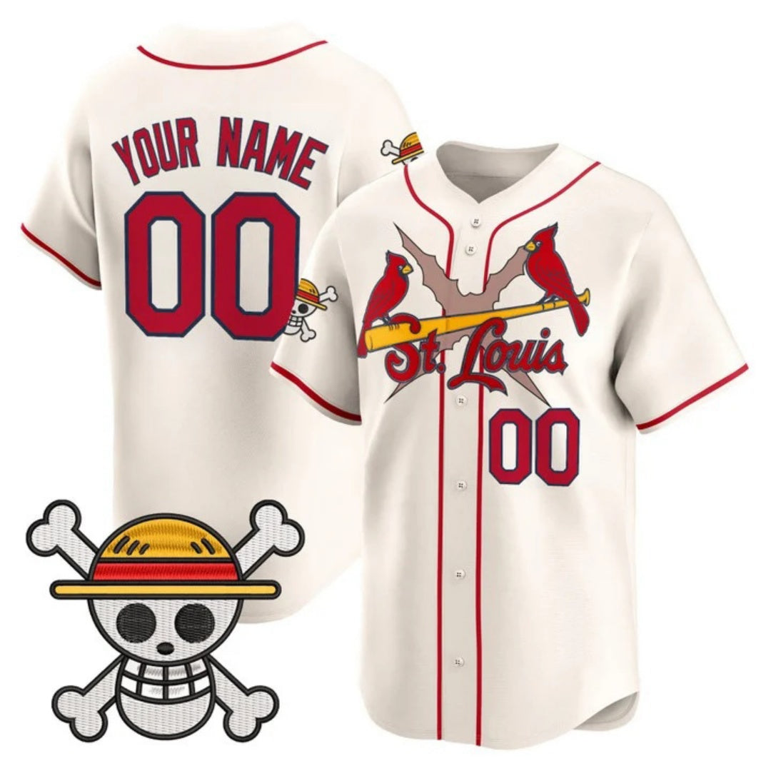 Custom St. Louis Cardinals x One Piece Cream Vapor Premier Limited Jersey - Stitched Baseball Jersey