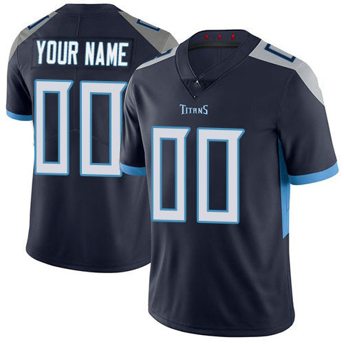 Custom T.Titans Navy Blue Hom Vapor Untouchable Limited Jersey