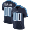 Custom T.Titans Navy Vapor Untouchable Player Limited Jersey