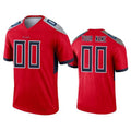 Custom T.Titans Red Inverted Legend Jersey