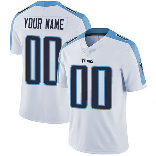 Custom T.Titans White Vapor Untouchable Player Limited Jersey