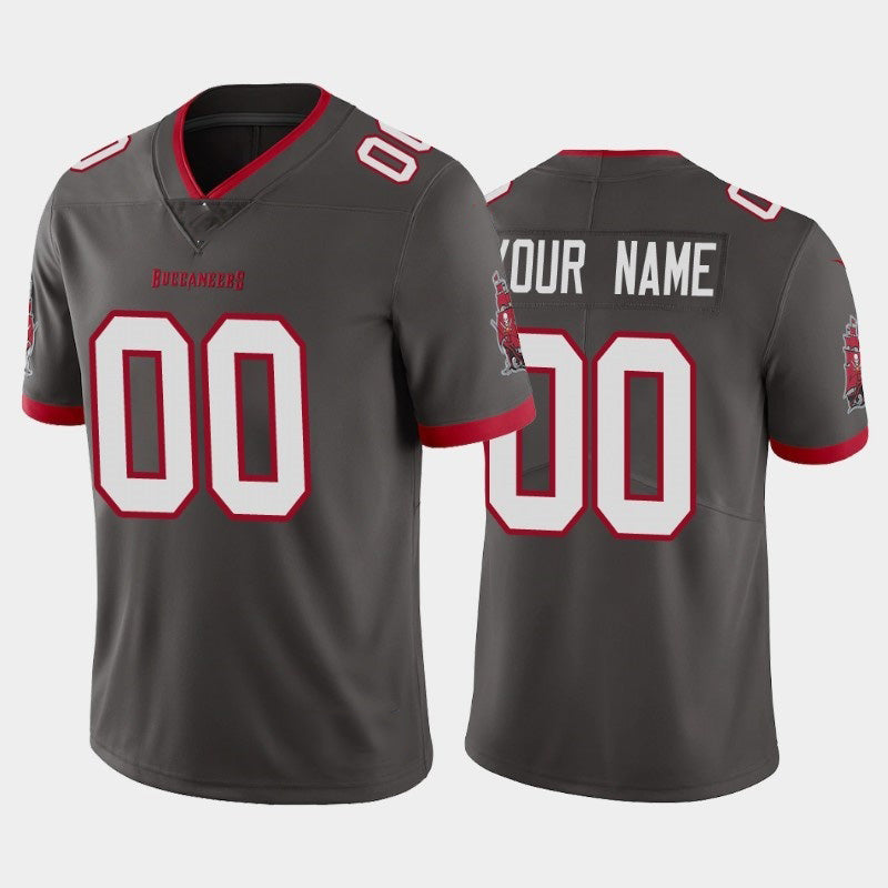 Custom TB.Buccaneers 2020 Vapor Limited Gray Jersey