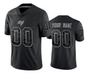 Custom TB.Buccaneers Active Player Black Reflective Limited Stitched Jersey