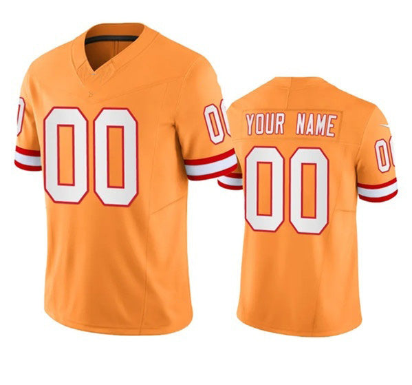 Custom TB.Buccaneers Active Player Orange 2023 F.U.S.E. Throwback Limited Stitched Jersey