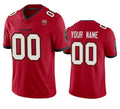 Custom TB.Buccaneers Active Player Red 2025 50th Anniversary Patch Vapor Limited Stitched Jersey
